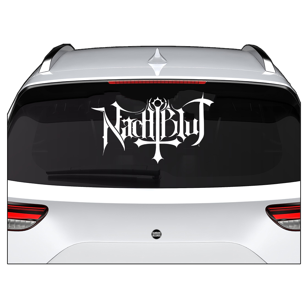 NACHTBLUT 'Logo' Heckscheibenaufkleber